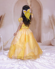 Haldi Ready! Yellow Lehenga for Your Little Diva