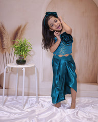 Coral Bloom Embroidered Dress