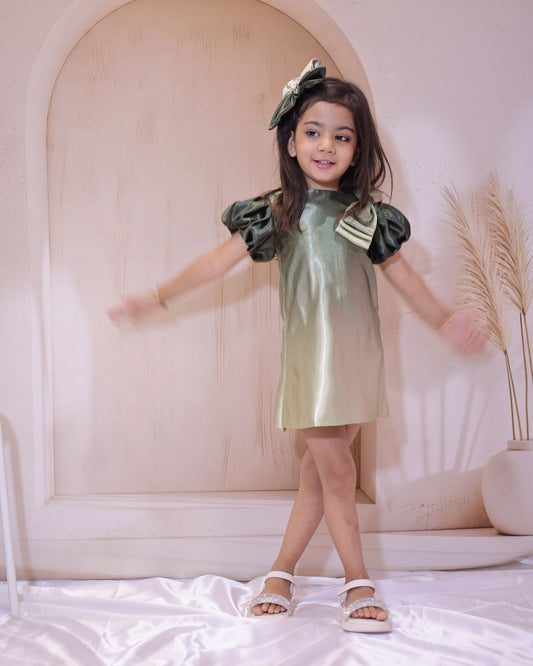 Olive Garden Ruffle Dress