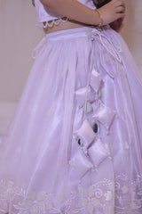 Lavender Dreams Embroidered Lehenga