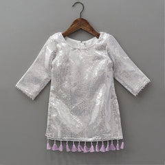 Lavender Stardust Kurta Set