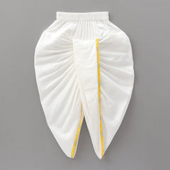Peacock Grace Ivory Dhoti Kurta Set
