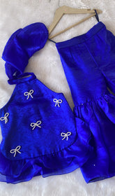 Electric blue sharara & Kurta