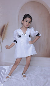 White party wear dress