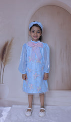 Multicolor net embellished Dress