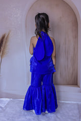 Electric blue sharara & Kurta