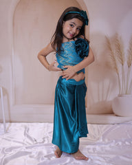 Coral Bloom Embroidered Dress