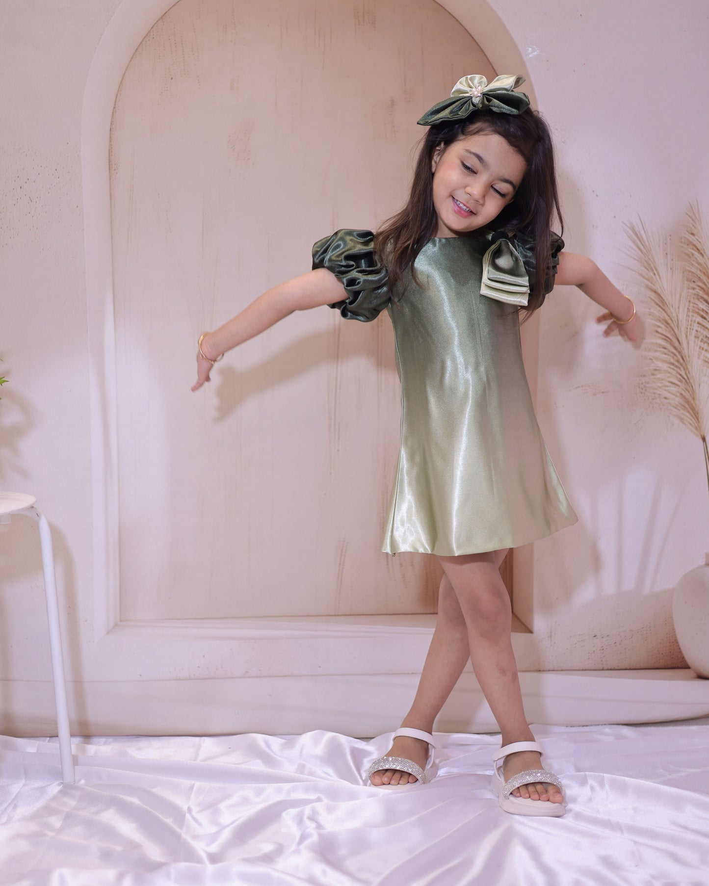 Olive Garden Ruffle Dress