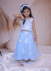 Butterfly Dream – Two-Piece Pastel Blue Set