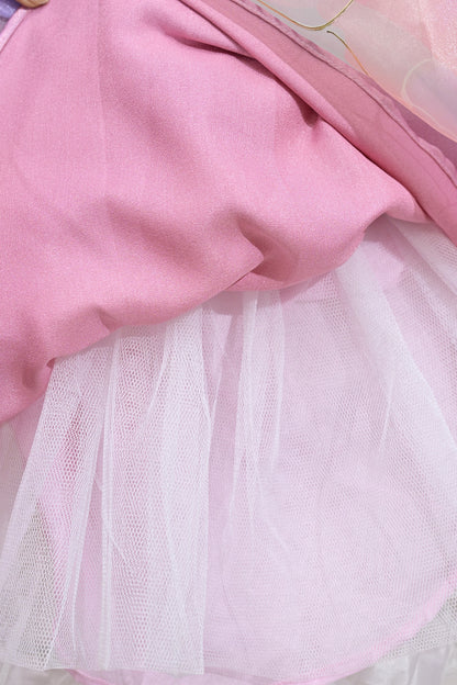 Multicolor Organza Big Bow Frock – A Whimsical Dream