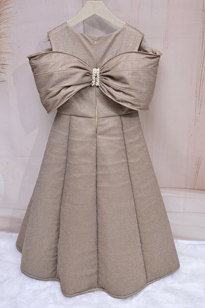 Pre order- Golden brown Princess Ball Gown – Shine Like a Star 🌟