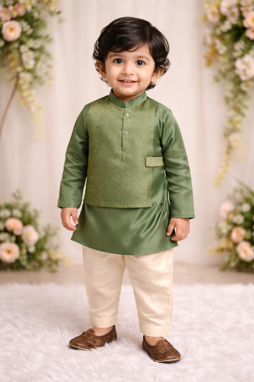 Emerald Charm Kurta Set