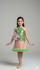 Sequence one piece flower dress