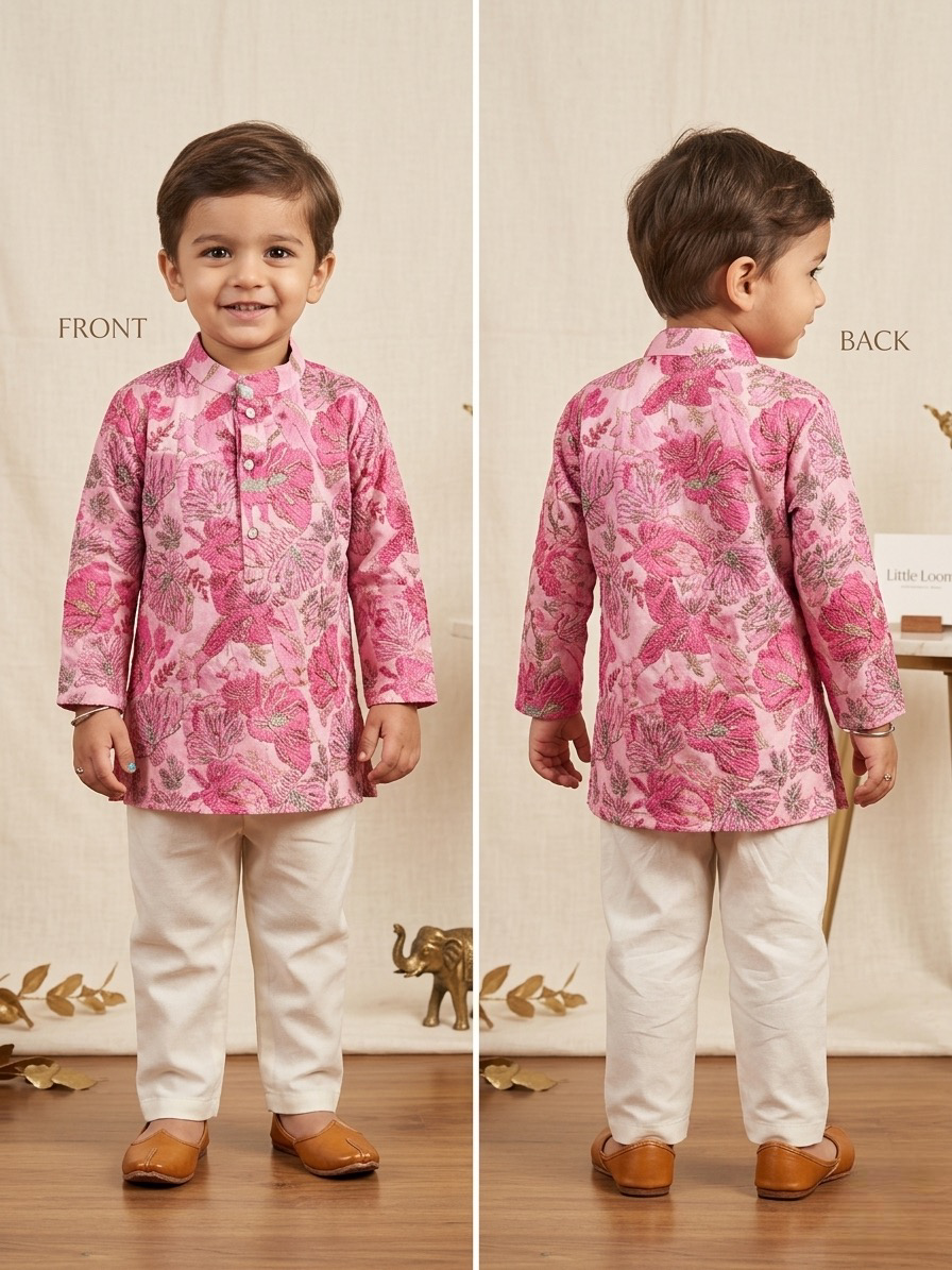 Blush Bloom Kurta Set