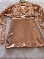 Sequin blazer dress