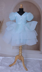 Baby blue birthday dress